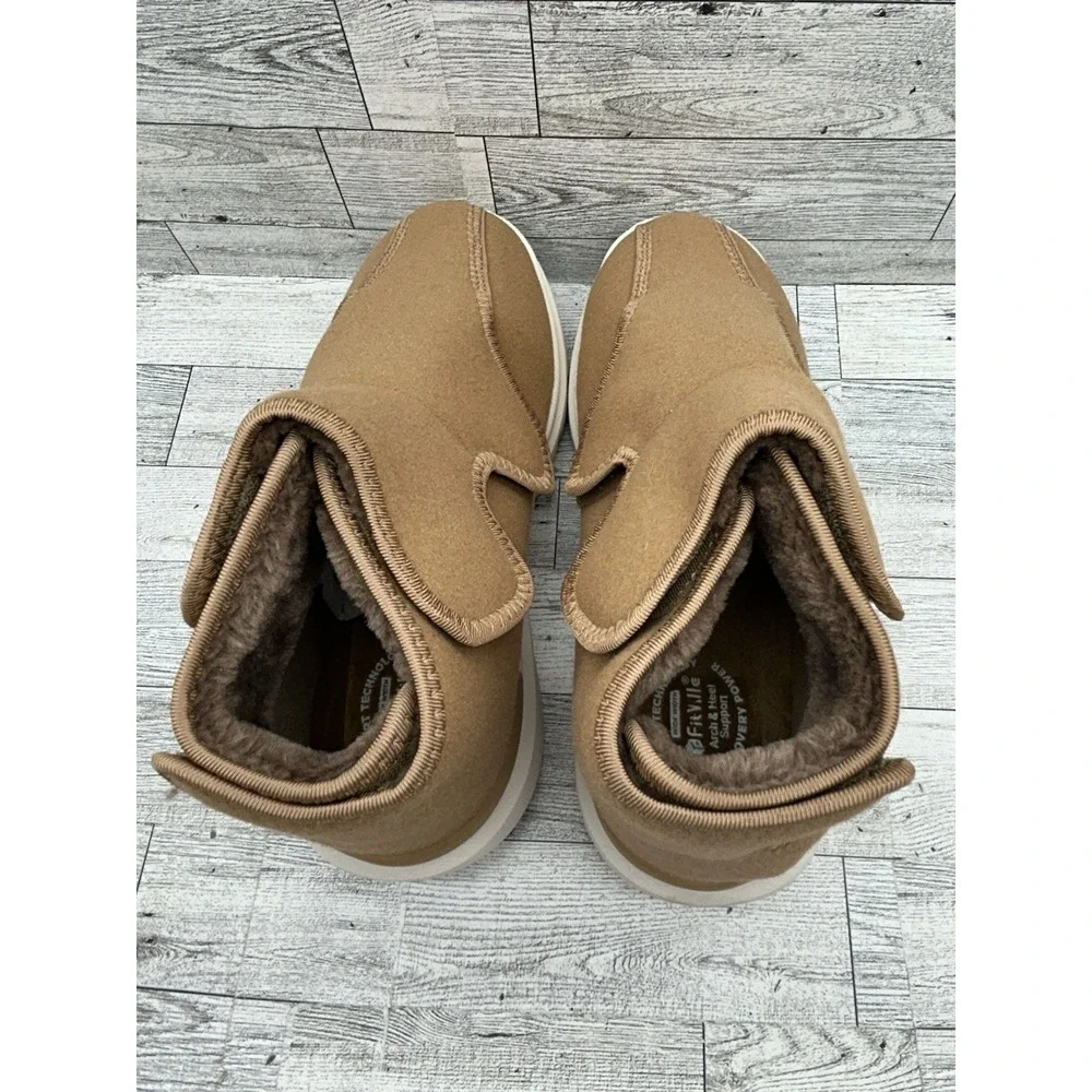 FitVille Easy Top Women Diabetic Shoes Winter Boots Size 9.5 EW Extra Wide Marca